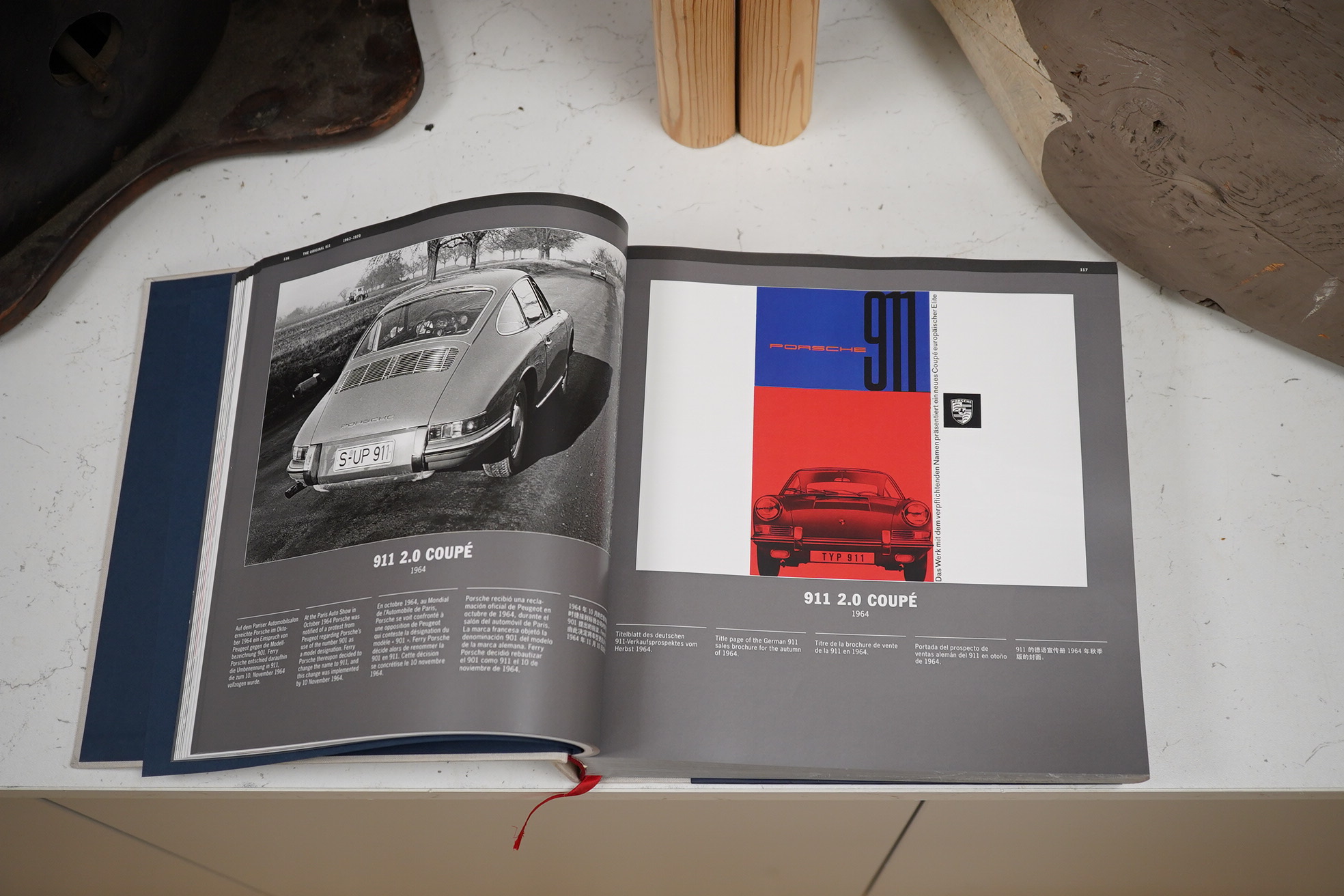 A copy of 911 x 911 Edition Porsche Museum book. Condition - good